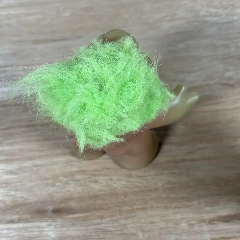Four 1980s DAM Vintage Troll Collection‎ Blue Green Hair Red Brown Eyes See Desc